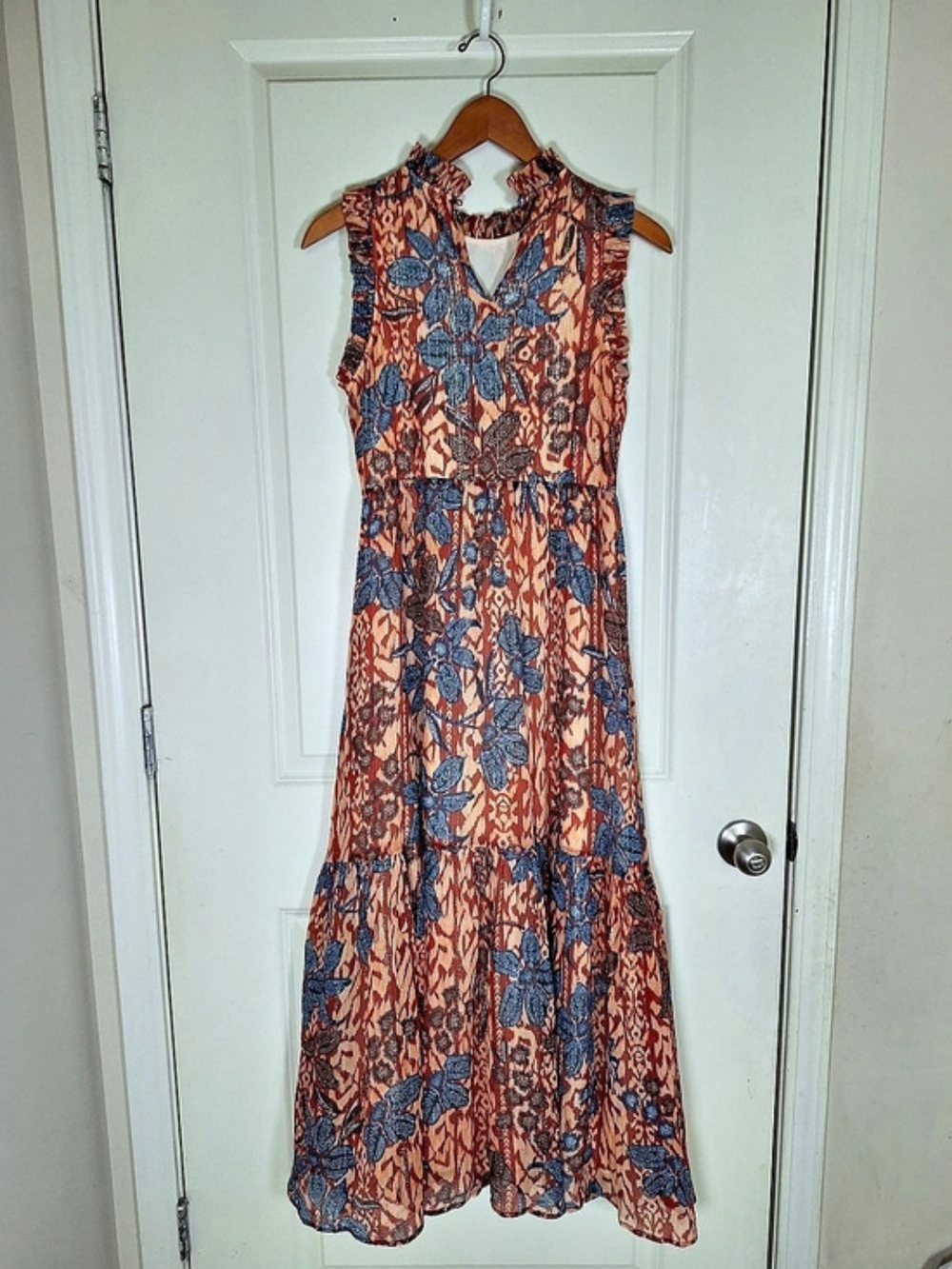 Marie Oliver Floral Multi Coloure Maxi Dress Size XS - Picture 4 of 10